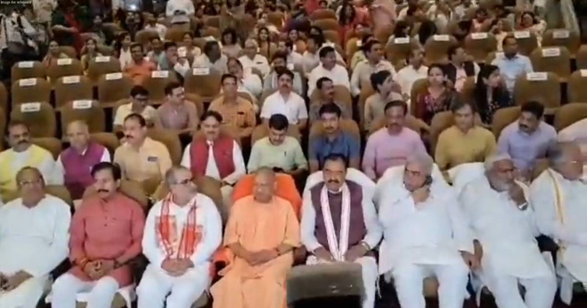 UP: CM Yogi, cabinet ministers watch 'The Kerala Story' at Lok Bhawan in Lucknow
